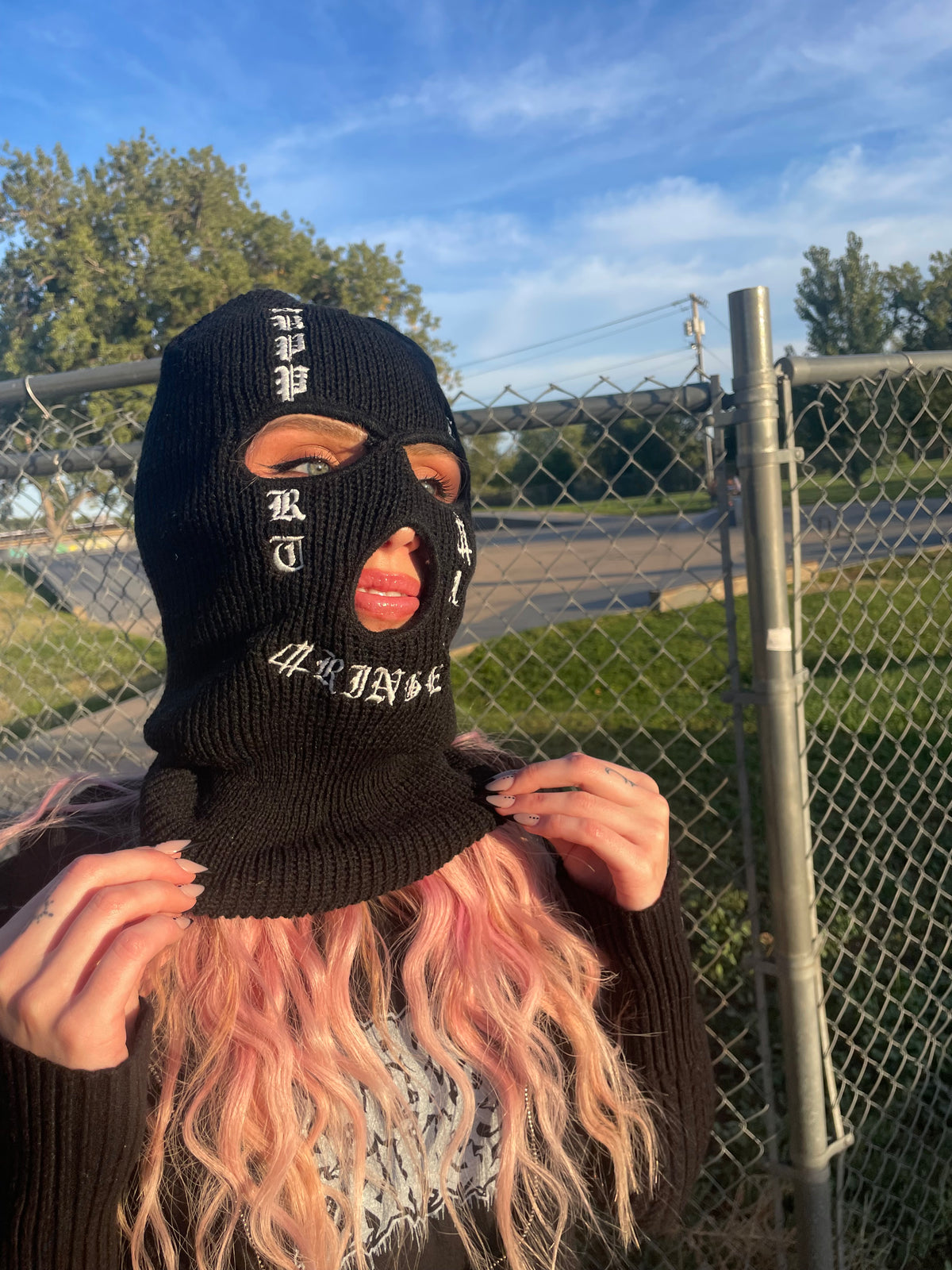 Black ski mask
