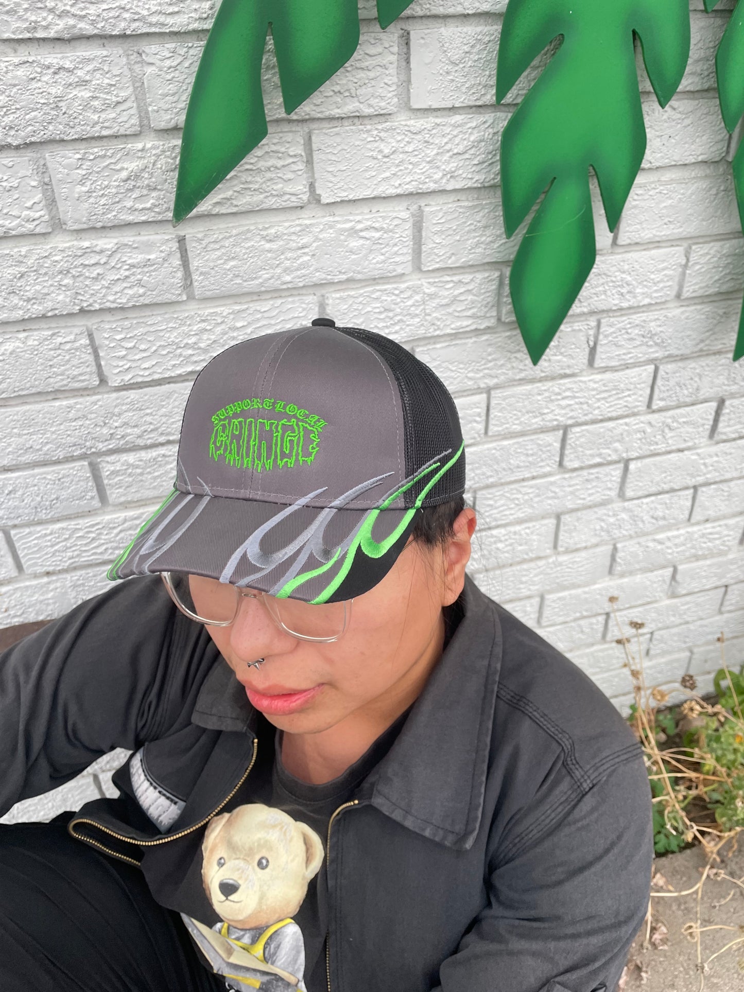 Fast as fuck hat green