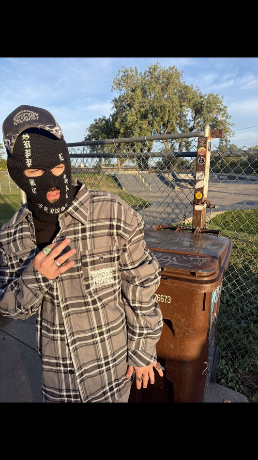 Writing on the wall flannel jacket (1of1)