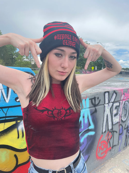Tramp stamp tank top