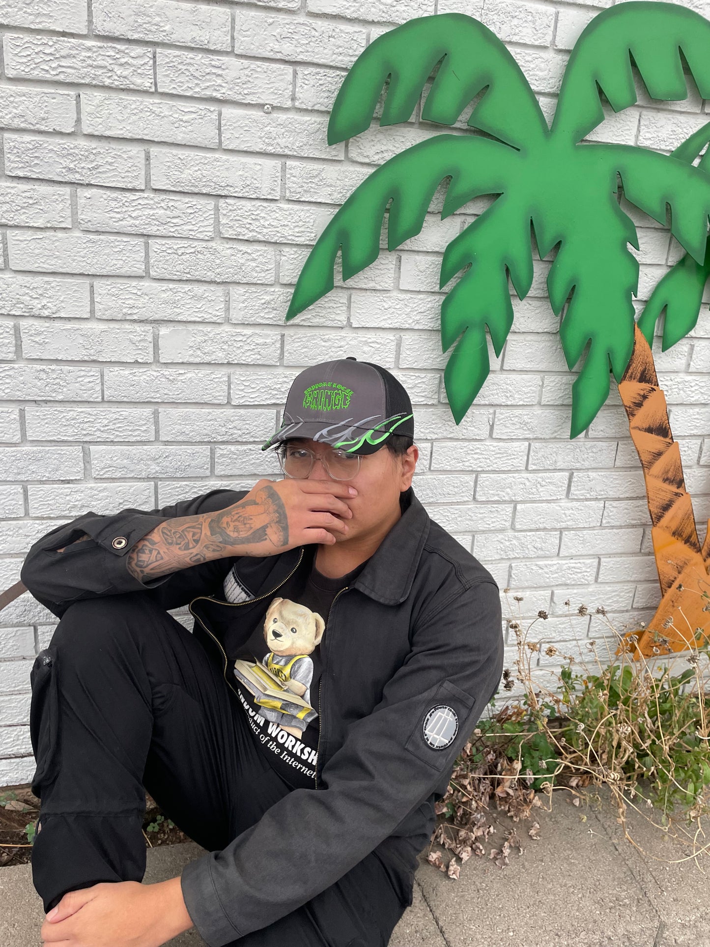 Fast as fuck hat green