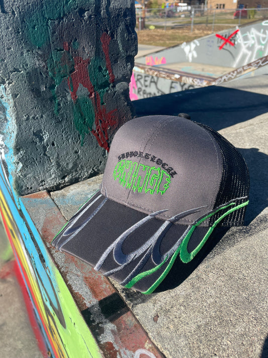 Fast as fuck hat green