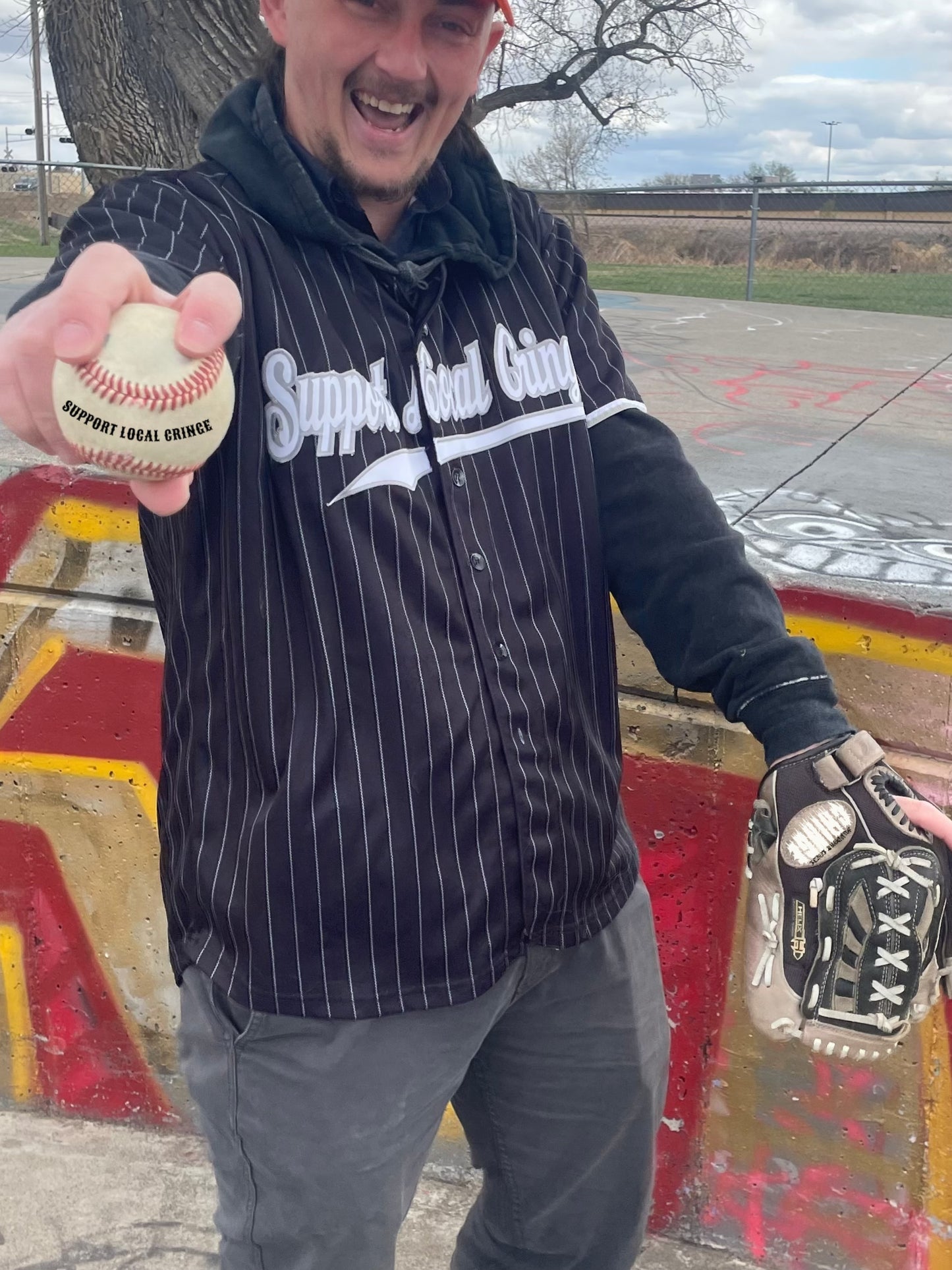 Dinger hitter baseball jersey
