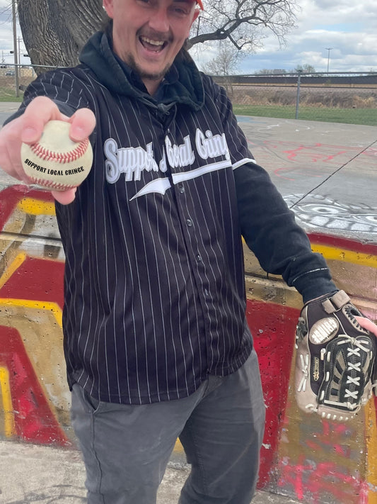 Dinger hitter baseball jersey