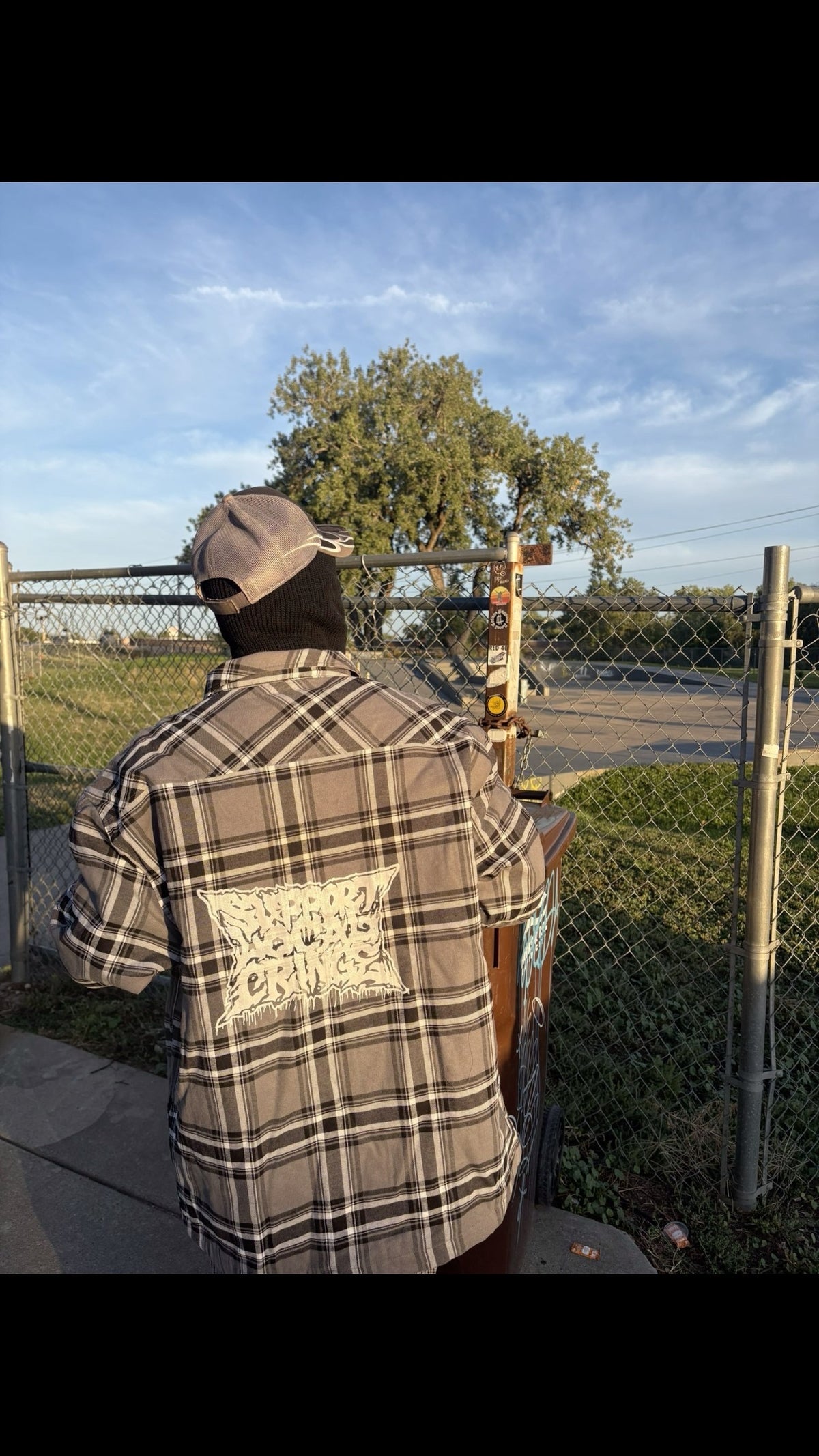 Writing on the wall flannel jacket (1of1)