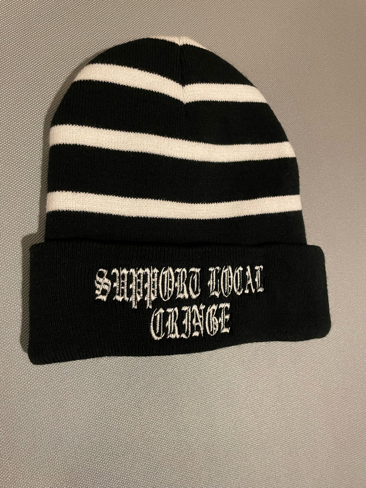 Black Cringe Bombshell Beanie