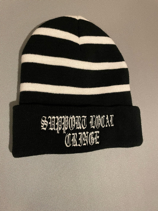 Black Cringe Bombshell Beanie